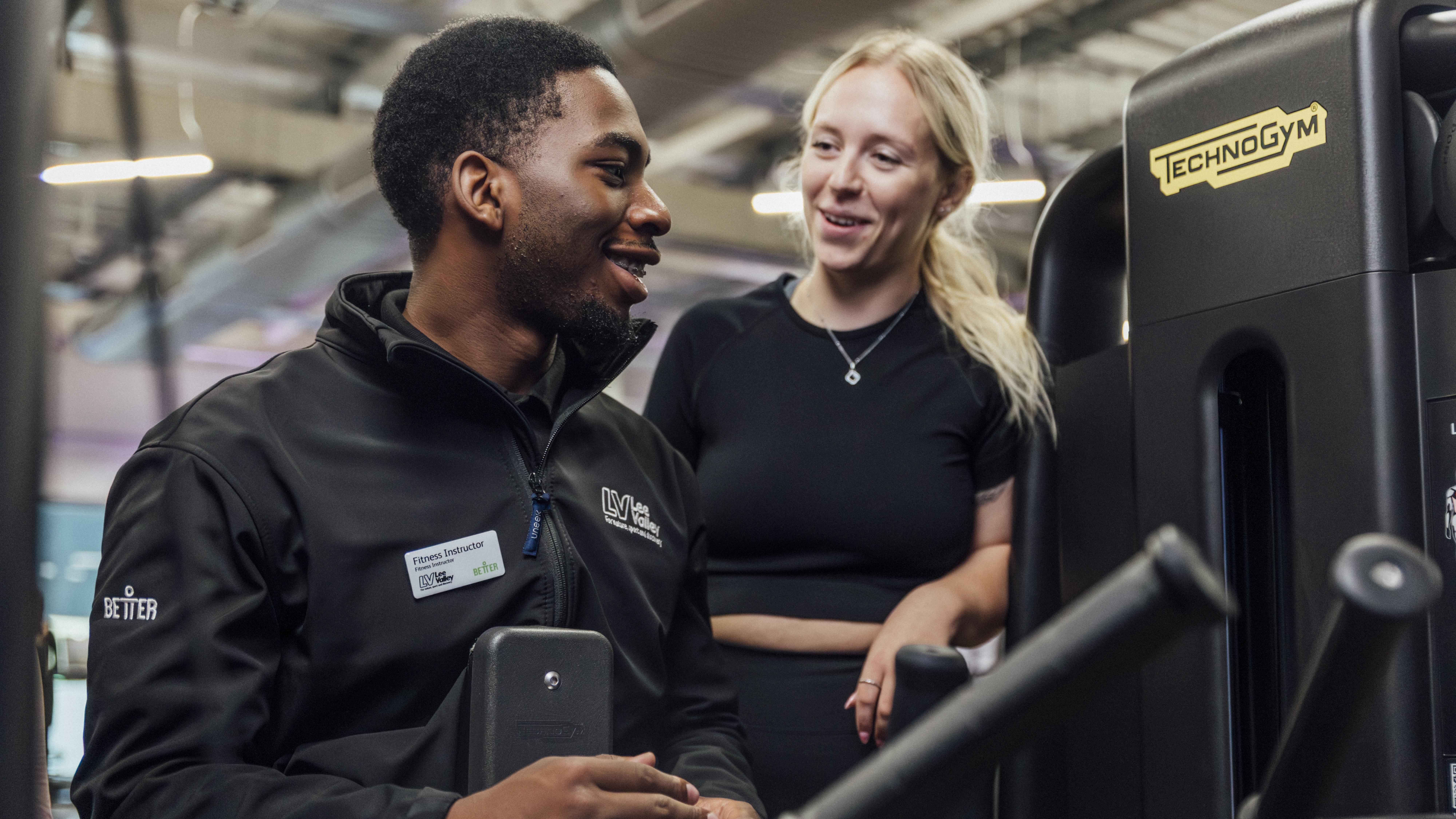 Gym induction at Lee Valley Ice Centre