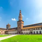 Sforza Castle in Milan During the Day