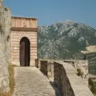 The Gate to Klis Fortress in Split Croatia