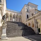 Stairs Leading to the Abbey of Montecassino 