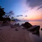 Beautiful Sunset on Lamai Beach on Koh Samui Island