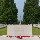The memorial at Bayeux Cemetery