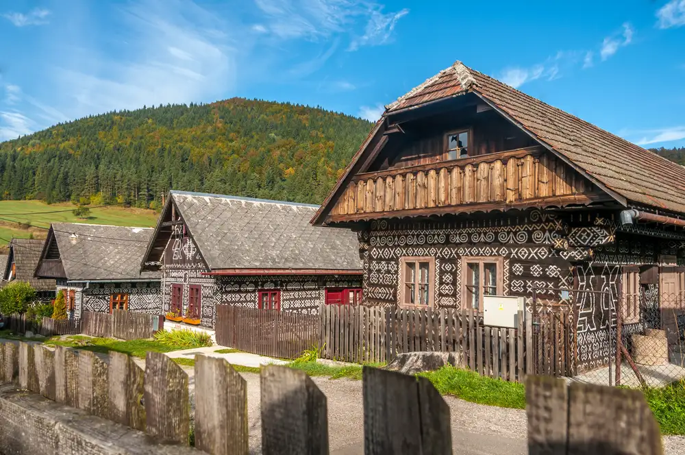 Small Log Houses in the Countryside