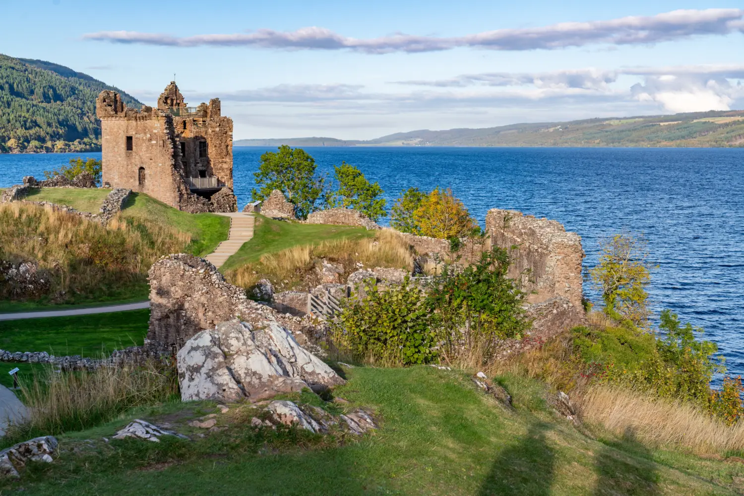 Urquhart Castle on Loch Ness