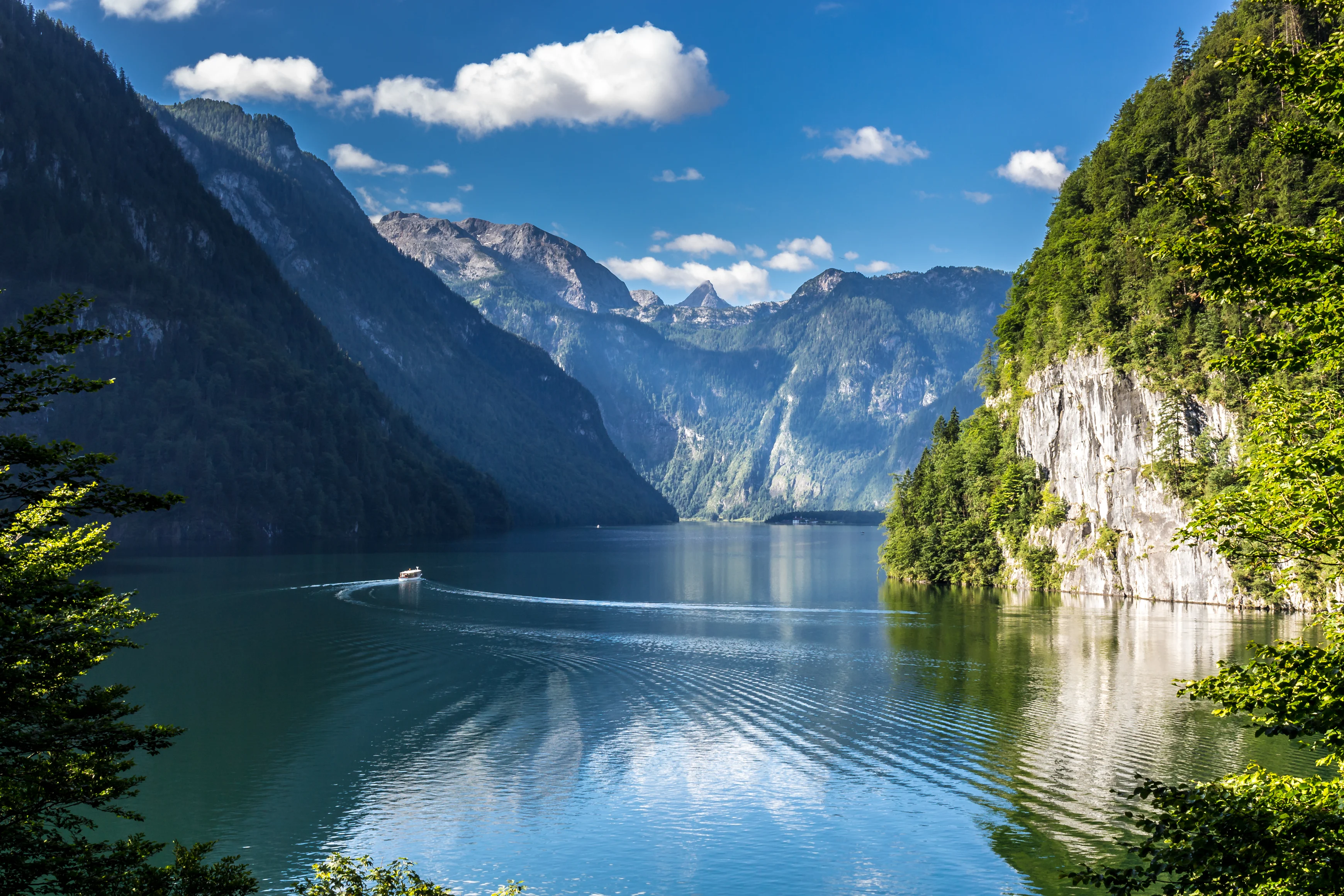 Lake and Mountains in Berchtesgaden Austria