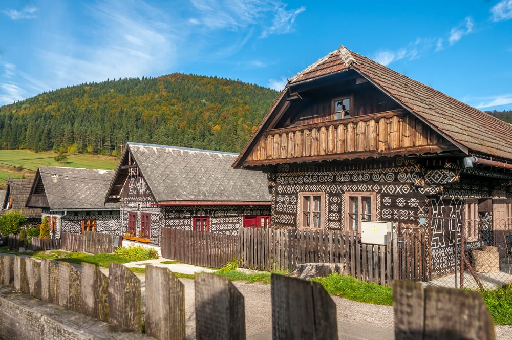 Small Log Houses in the Countryside