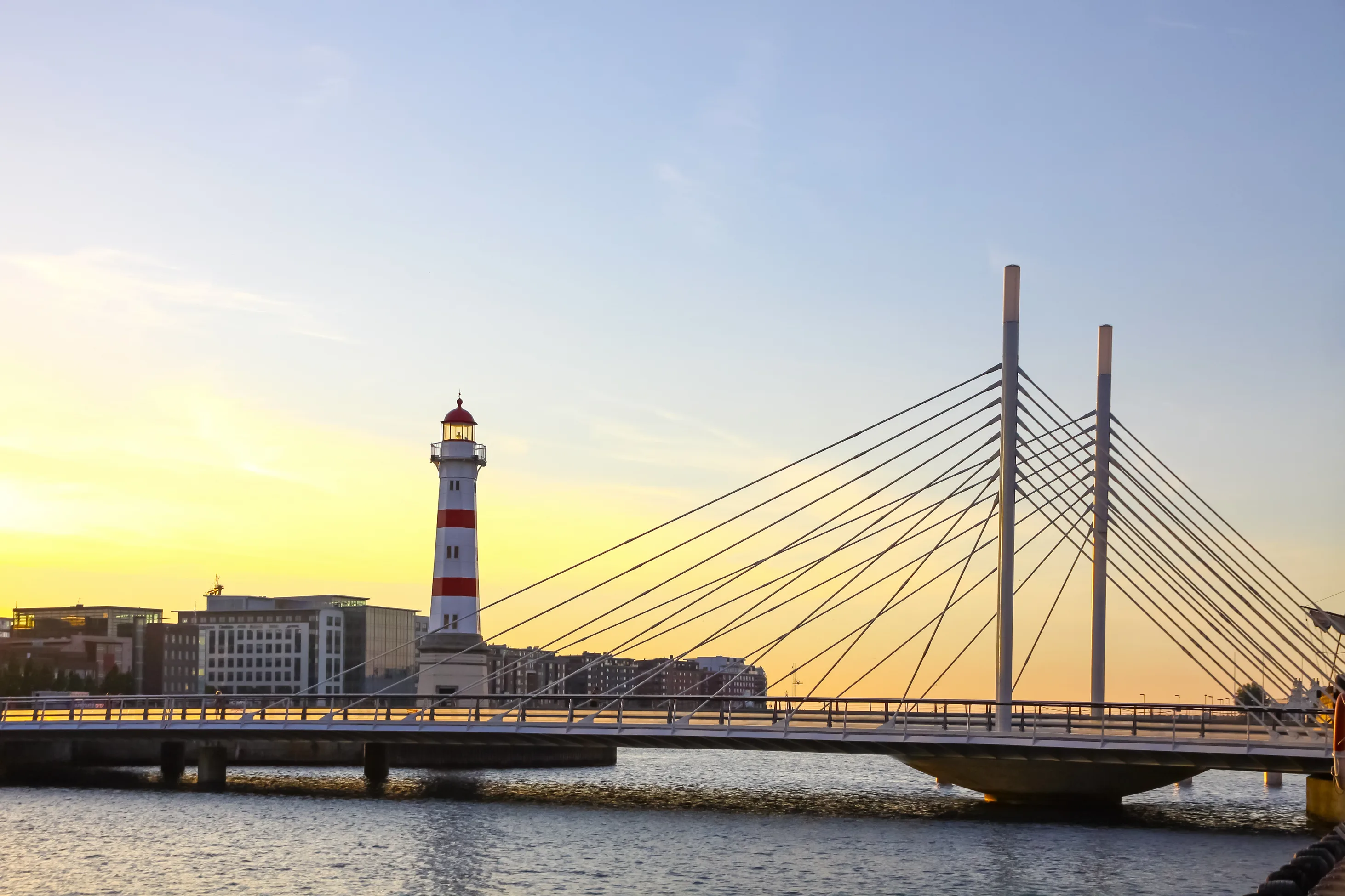 The Bridge Between Copenhagen and Malmo Sweden