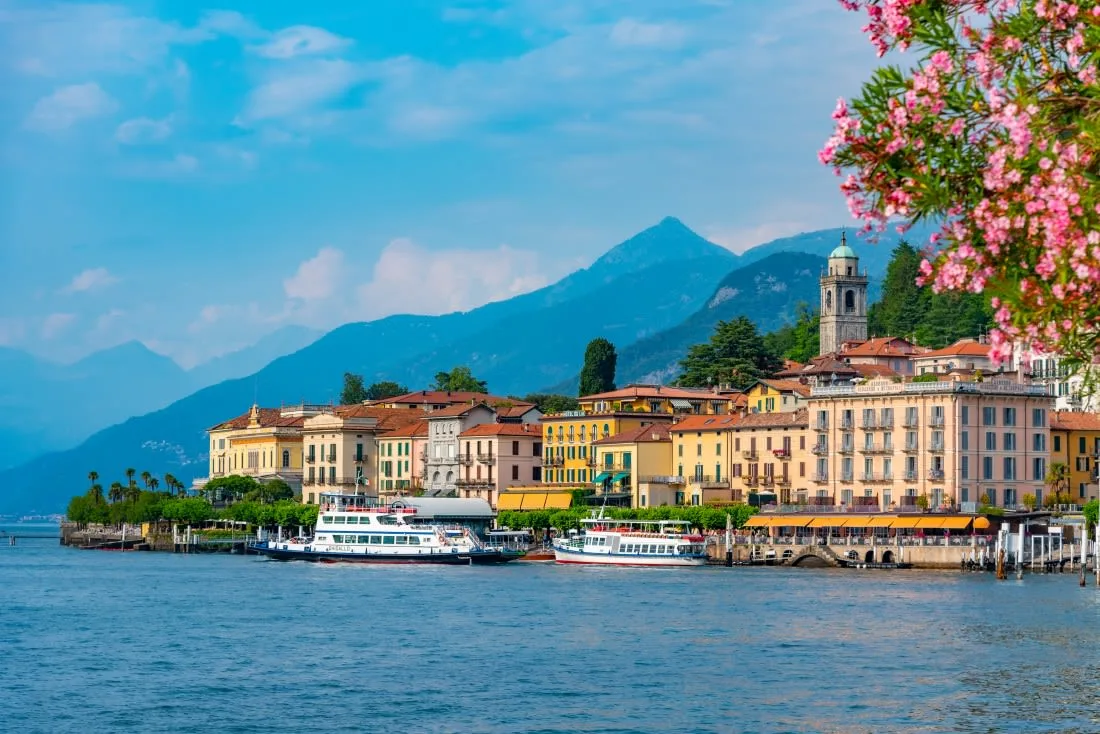lakeside view of Bellagio