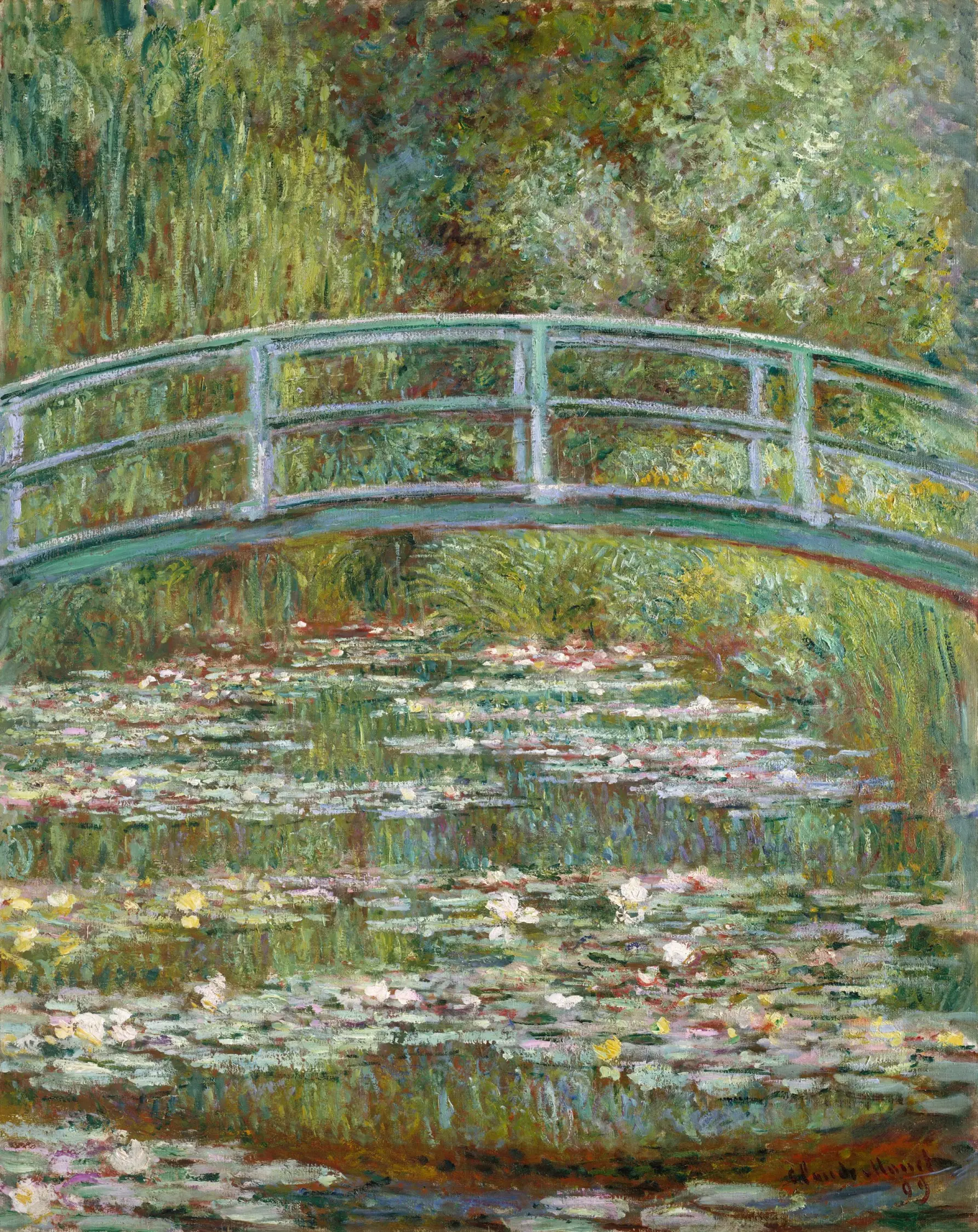 A Painting by Monet of his Garden at Giverny