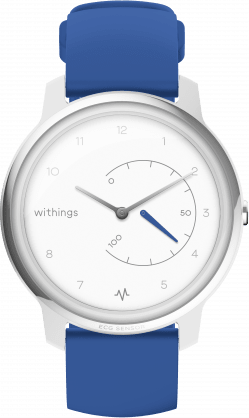 Blue/White Withings Move ECG Fitness Watch Smartwatch.1