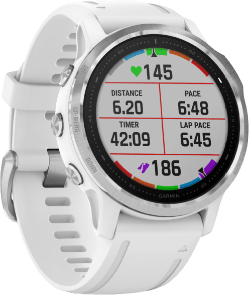 White Garmin Fenix 6s GPS Sports watch, 42mm.4