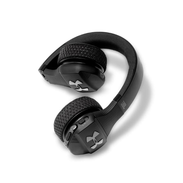 Black/Silver JBL Under Armour On-ear Bluetooth Headphones.3