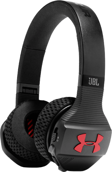 Black/Red JBL Under Armour On-ear Bluetooth Headphones.1