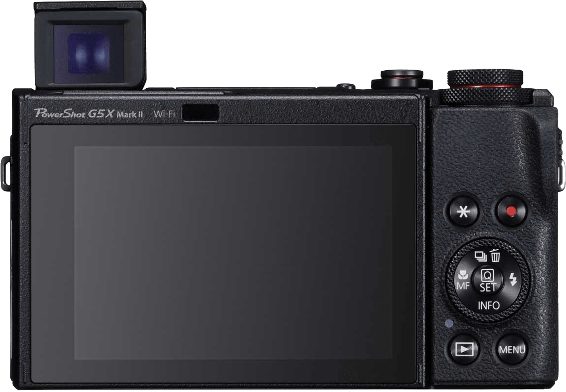 Schwarz Canon PowerShot G5X Mark II, Kompaktkamera.2