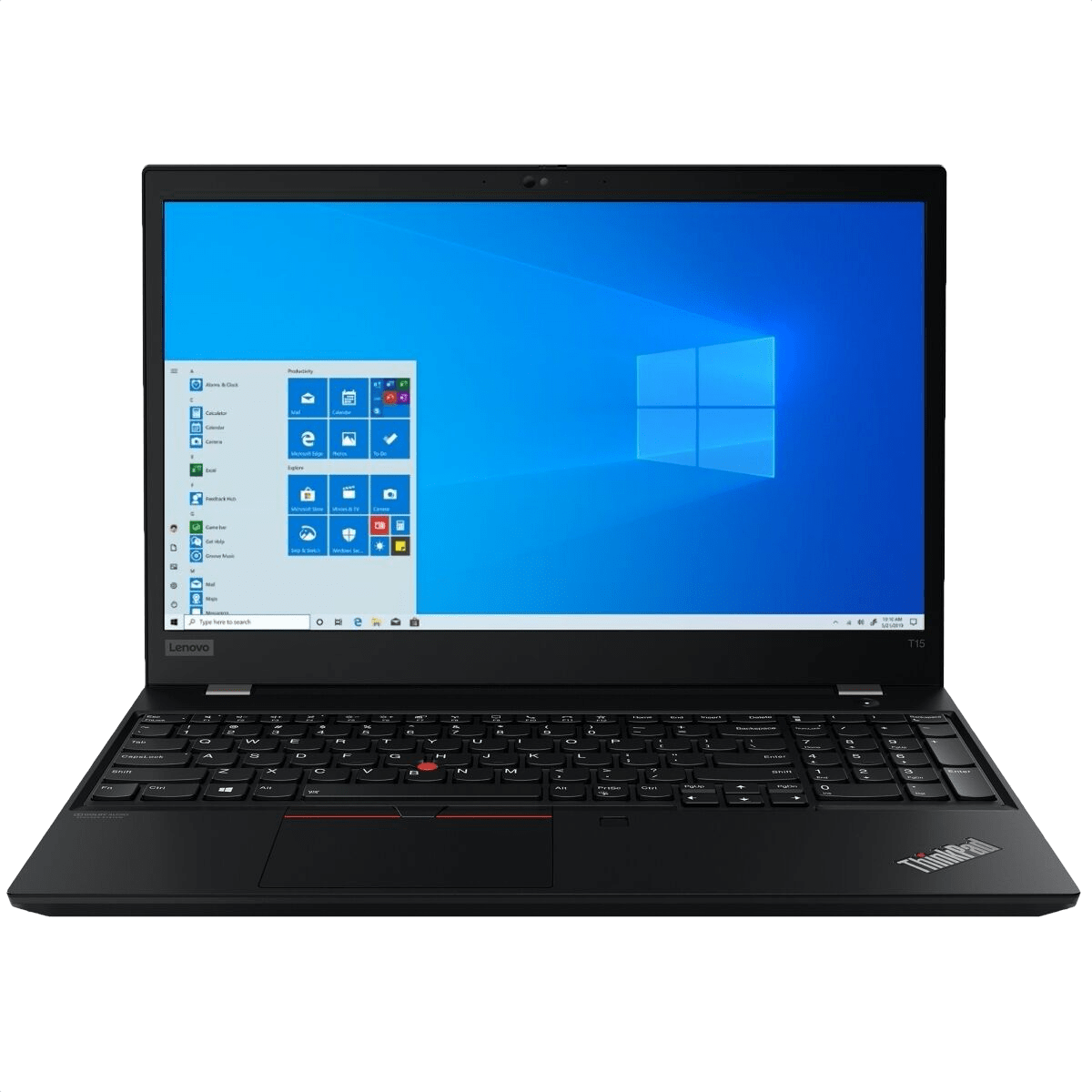 Black Lenovo ThinkPad T15.1