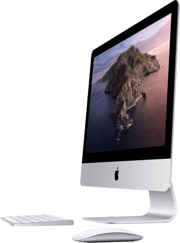Silber Apple 21.5" iMac (Mid 2020).2
