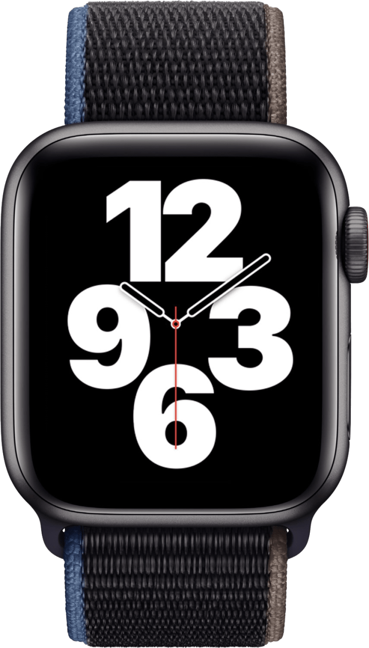 Anthrazit Apple Watch SE GPS + Cellular, 40 mm Aluminiumgehäuse, Sportschlaufe / -band.2