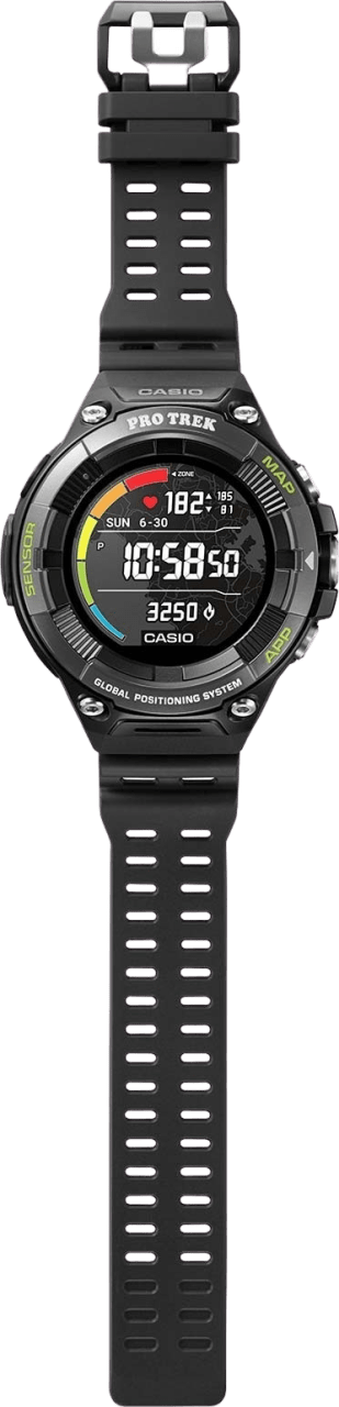Schwarz Casio Pro Trek Smart WSD-F21 GPS-Sportuhr.2