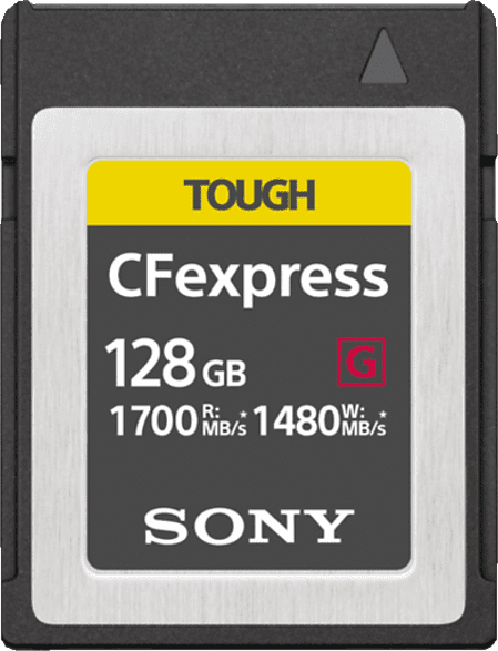Black Sony CFexpress Memory Card 128 GB.1