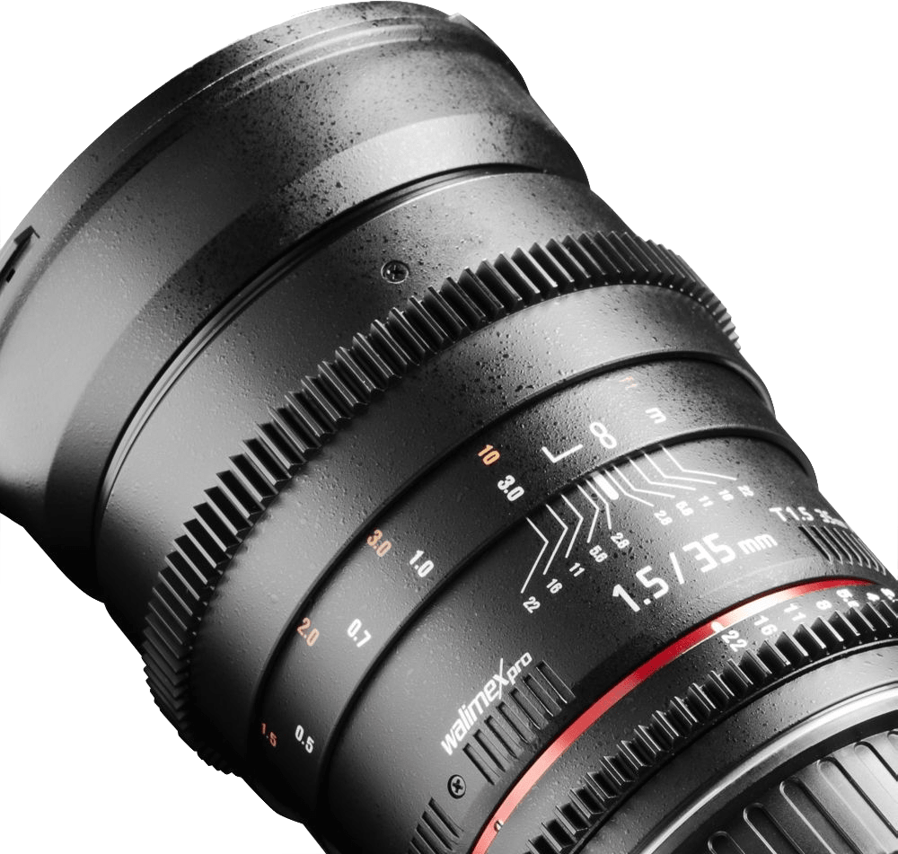 Black Walimex Pro 35 / 1.5 Video DSLR Canon EF Lens.2