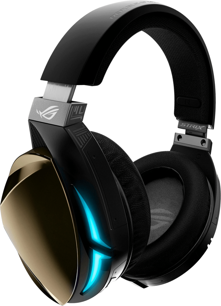 Black Asus ROG Strix Fusion 500 Over-ear Gaming Headphones.1