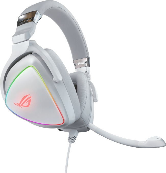 Blanco Asus ROG Delta Over-ear Gaming Headphones.3