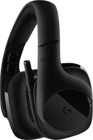 Black Logitech G533 Over-ear Gaming Headphones.2