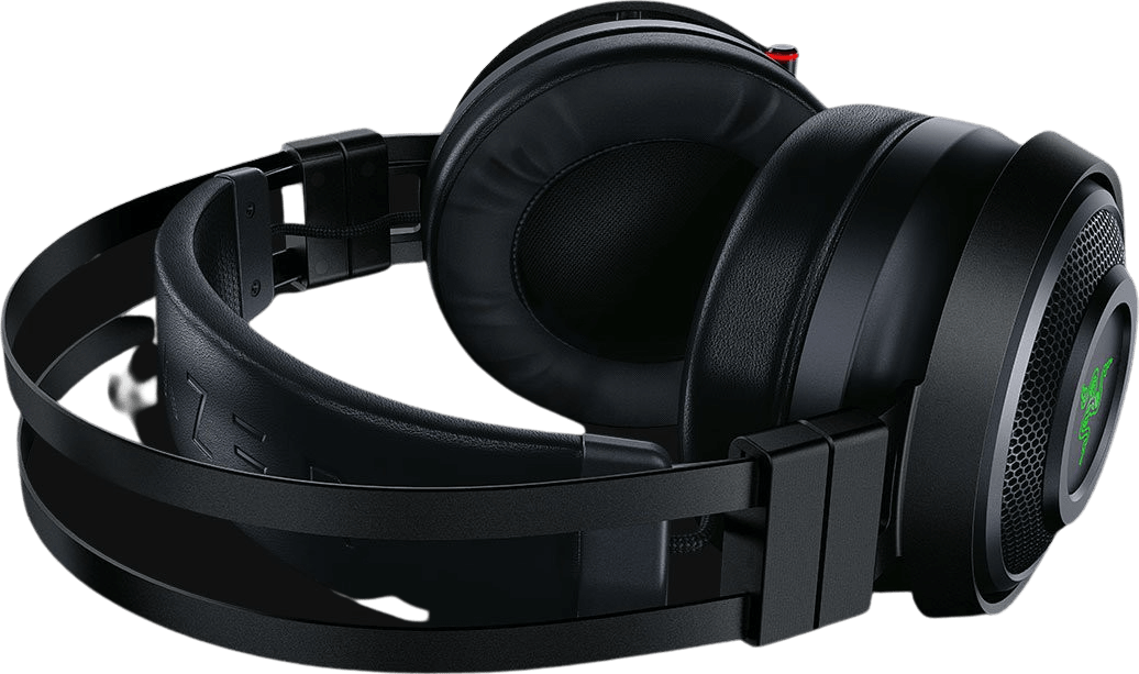 Black Razer Nari Ultimate for Playstation Over-ear Gaming Headphones.4