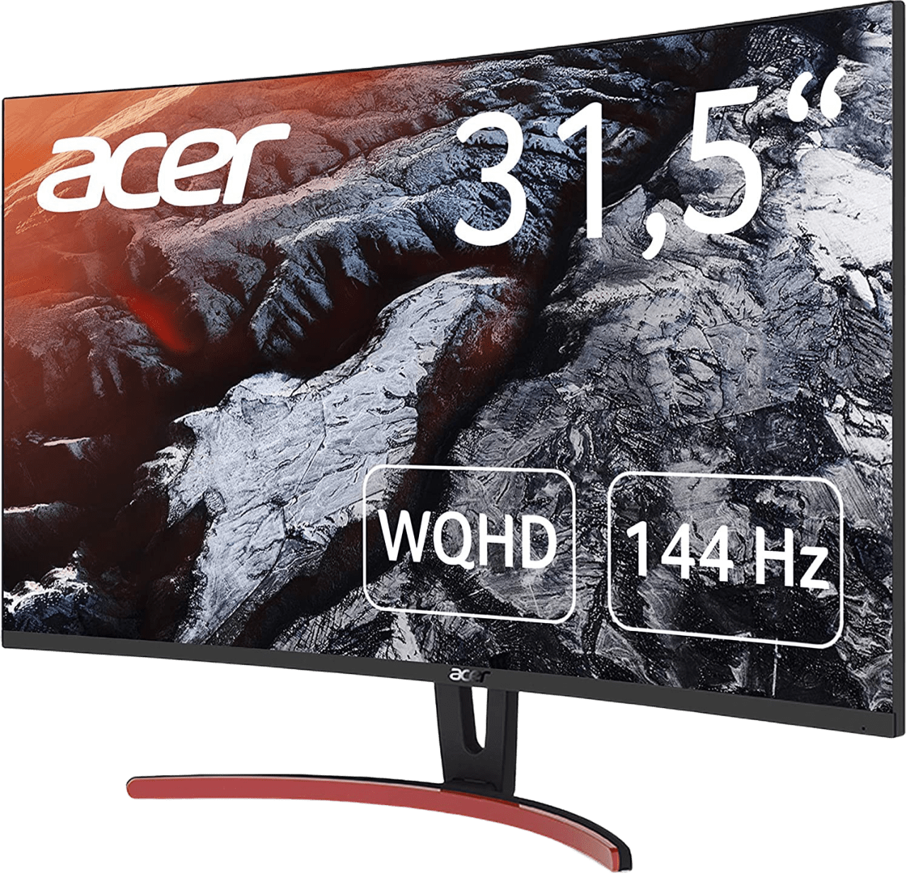 Black / Red Acer - 32" ED323QURA UM.JE3EE.A01.3