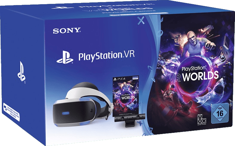 Weiß Sony PS VR Starter Pack (VR-Brille / PS-Kamera / PS-Kamera-Adapter für PS5).2