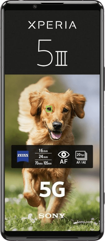 Schwarz Sony Xperia 5 lll Smartphone - 128GB - Dual Sim.1
