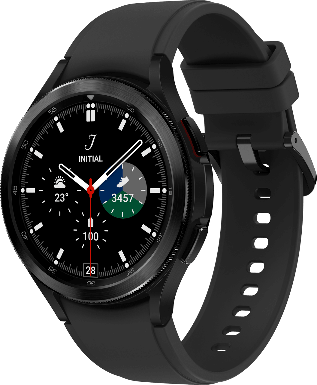 Negro Samsung Galaxy Watch4 Classic LTE, Stainless steel case & Sport band, 46mm.1