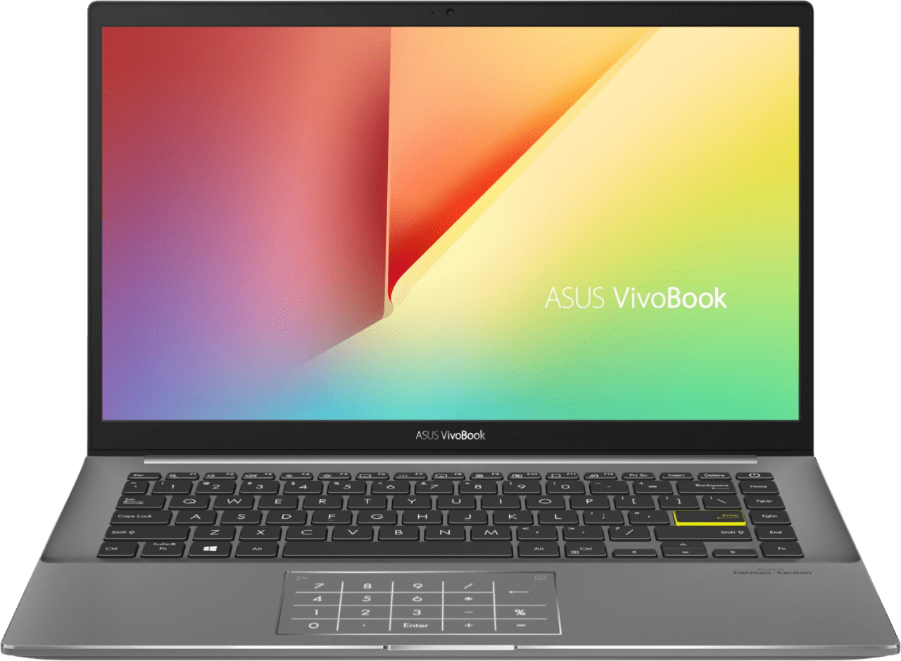 Black Asus Vivobook S14 S433EA-EB160T Laptop - Intel® Core™ i7-1165G7 - 8GB - 512GB SSD - Intel® Iris® Xe Graphics.1