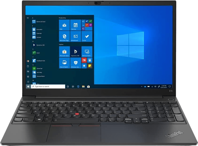 Black Lenovo ThinkPad E15 G3 AMD Laptop - AMD Ryzen™ 5 5500U - 8GB - 256GB SSD - AMD Radeon Graphics.1