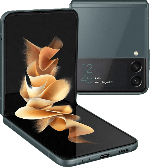 Green Samsung Galaxy Z Flip 3 Smartphone - 128GB - Single Sim.1