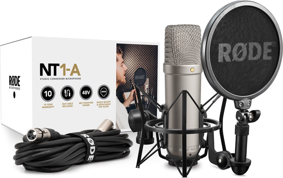 Black Rode NT1-A Large-diaphragm Microphone.2