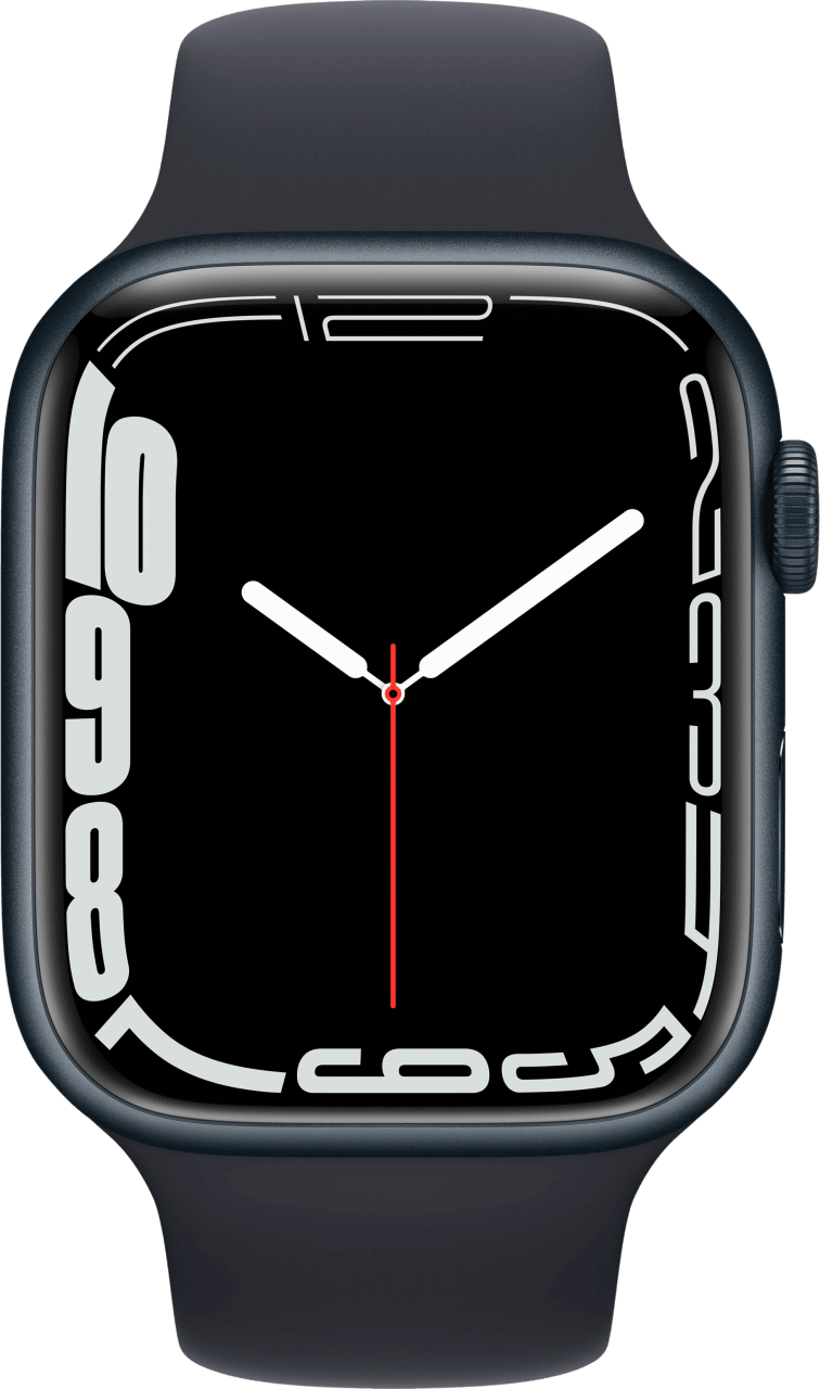 Midnight Apple Watch Series 7 GPS, 45mm, Aluminium Case and Sport Band.2