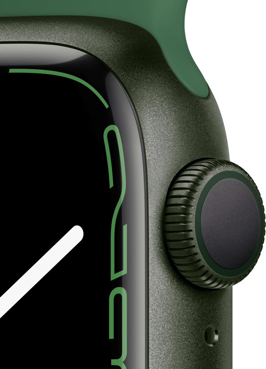 Green Apple Watch Series 7 GPS, 45mm, Aluminium Case and Sport Band.3