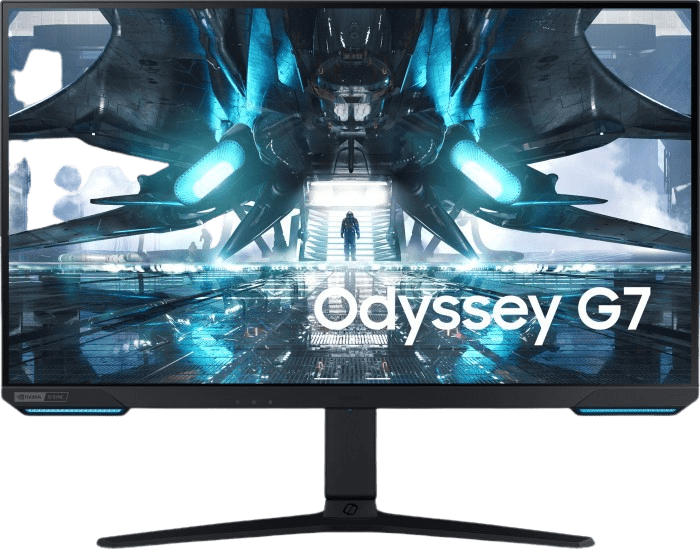 Schwarz Samsung - 28" Gaming Monitor Odyssey G7A S28AG700NU.1