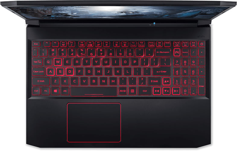 Schwarz Rot Acer Nitro 5 (An515-55-7079) Rote Tastaturbeleuchtung Laptop.1