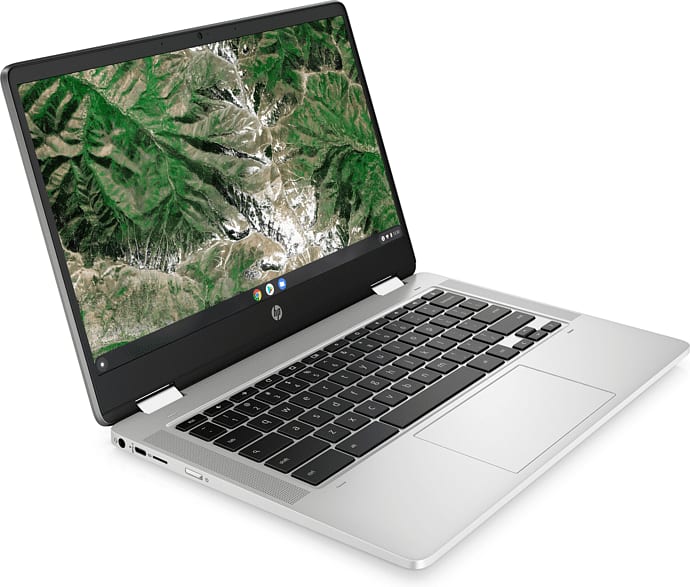 Silber HP Chromebook x360 14a-ca0330ng Laptop.3
