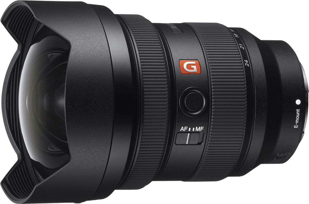 Black Sony FE Lens - 12-24 mm F2.8 GM.1
