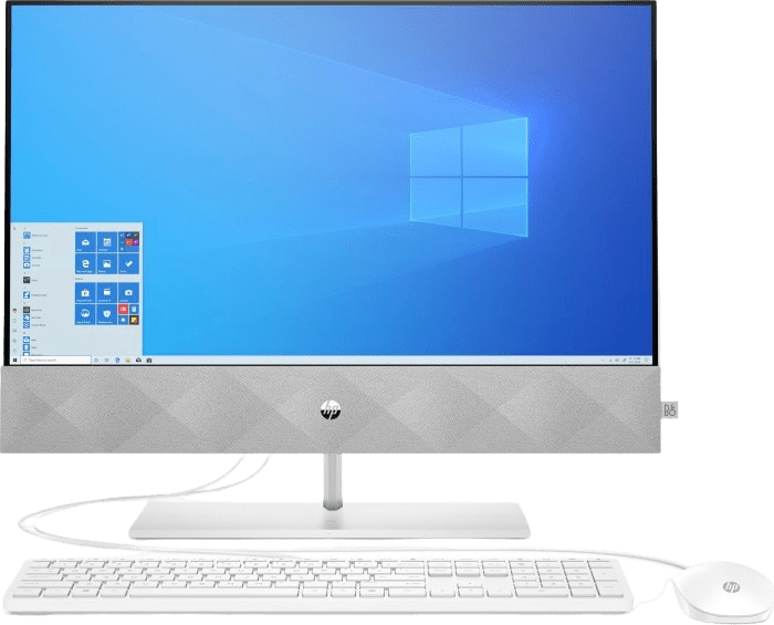Weiß HP Pavilion AiO 24-k1009ng All-in-One PC - Intel® Core™ i3-10305T - 8GB - 256GB SSD - Intel® UHD graphics.1