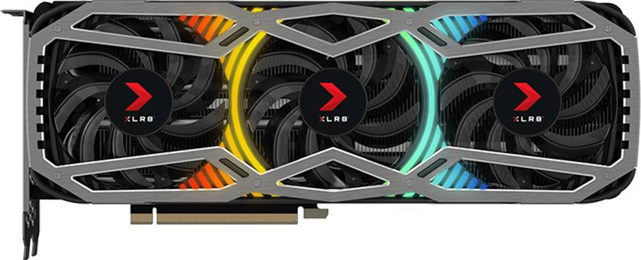 Black PNY XLR8 Gaming REVEL EPIC-X RGB GeForce RTX 3080 Ti Graphics Card.3