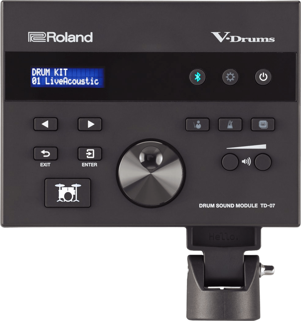 Black Roland TD-07KVX V-Drum Set.3