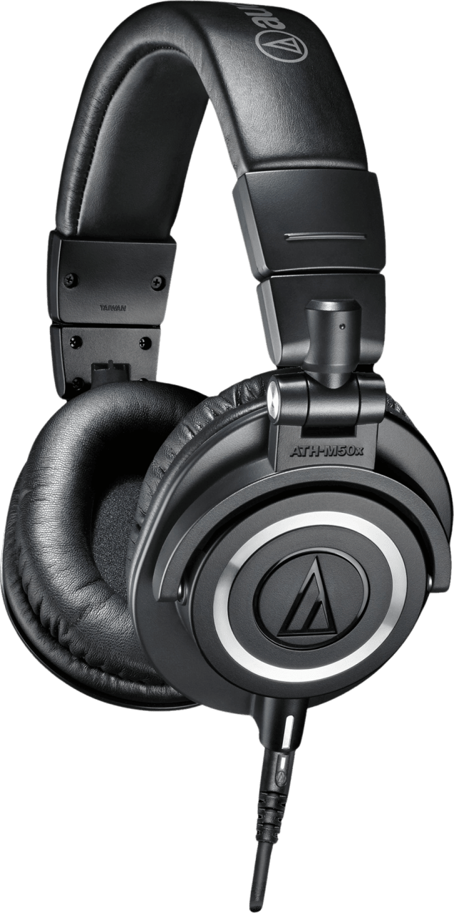 Black Audio-Technica ATH-M50X Closed-back Dynamic Over-ear Professional Monitor Headphones.1