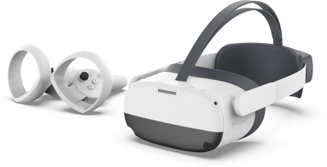 Weiß Pico Neo 3 Pro Eye Virtual Reality-Headset.6