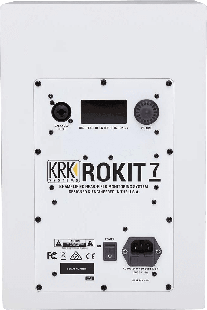White KRK RP7 ROKIT G4 (Piece) Active Studio Monitor.4