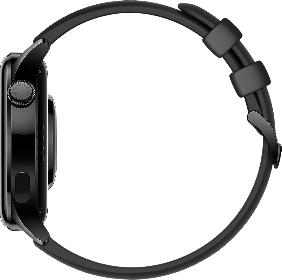 Schwarz Smartwatch Huawei Watch 3 Active GPS, roestvrij stalen behuizing en sport band, 46mm.2