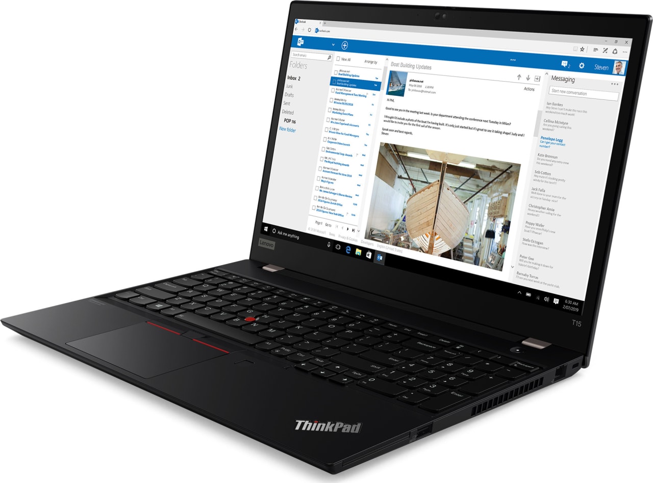 Schwarz Lenovo ThinkPad T15 G2 Notebook - Intel® Core™ i5-1135G7 - 8GB - 256GB SSD - Intel® Iris® Xe Graphics.4